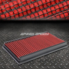FOR JAGUAR S-TYPE/XF/XJR RED REUSABLE/WASHABLE DROP IN AIR FILTER PANEL picture