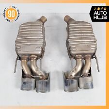 08-10 Mercedes W216 CL63 S63 AMG Exhaust Mufflers Left & Right Set of 2 OEM picture