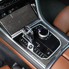 Carbon Fiber Console Gear Shift Trim Cover Set Fits BMW 8 Series 840i G14 2020+ picture