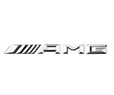 AMG Emblem Chrome Rear Trunk Letter Logo OEM 3D Badge for Mercedes 2017+ /Silver picture