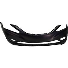 Front Bumper Cover For 11-13 Hyundai Sonata GL Primed With Fog Light Holes -CAPA picture