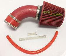ALL RED COATED Air Intake Kit For 1990-1993 Oldsmoible Cutlass Supreme 3.1 V6 picture