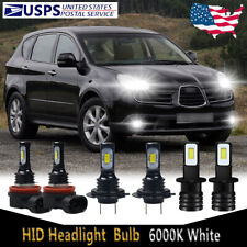 For Subaru B9 Tribeca 2006-2007 LED Headlight Bulb High Low Beam + Fog Light HKB picture