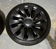 Factory Tesla 21 Wheels Tires Genuine OEM Model Y Performance Uberturbine Set 4 picture