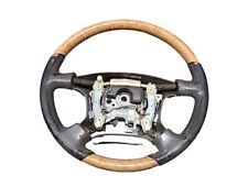 Rare steering Wheel 2001 INFINITI QX4 R50 NISSAN Leather and light wood trim picture