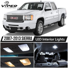 White LED Interior Lights Package Kit for 2007-2013 GMC Sierra 1500 2500 3500 picture