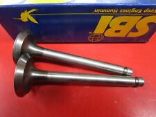 2 New SBI stellite face exhaust valves #01337S 76-77 Chevy Vega Monza 140cid L4 picture
