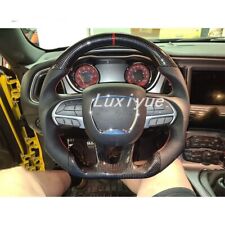 Fit Dodge Charger Hellcat Jeep Grand Cherokee SRT Carbon Fiber Steering Wheel picture