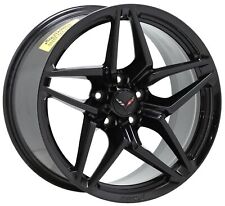 19x10.5 Corvette ZR1 Black wheel rim Factory OEM 2019 2020 Front 5926 picture