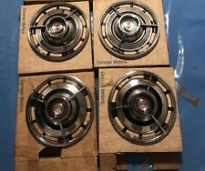 VINTAGE NOS CHEVY NOVA IMPALA SS SUPER SPORT SPINNER HUBCAPS WHEEL COVERS NIB picture