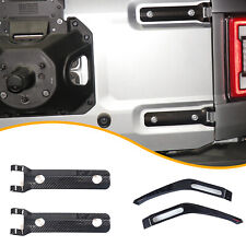 For Ford Bronco Carbon Fiber Tailgate Spare Tire&Front Engine Hood Hinge Cover picture