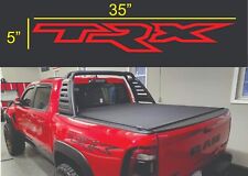 TRX Solid Bed Decals graphics sticker vinyl de Gloss Red or matte black,2 Piece picture