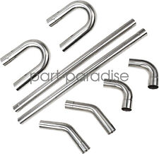 3 Inch 76mm Universal Stainless Steel Exhaust Pipe Mandrel Straight Bend Kit picture