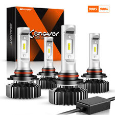 4X SEALIGHT 9005 9006 LED Headlight Kit Bulbs Hi Low Beam White Lamp High Power picture