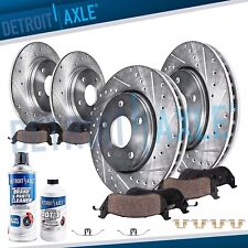 10pc Front Rear Drilled Brake Rotors Brake Pads Kit for Audi A4 A5 Quattro Q5 picture