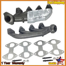 Pairs of Exhaust Manifold & Gasket Kit Fit 04-09 Ford F150 Truck 674-694 674-695 picture