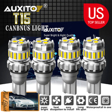 4X AUXITO Canbus 912 921 T15 W16W White LED Bulb For Car Backup Reverse Light picture