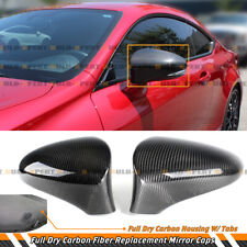 FULL DRY CARBON FIBER SIDE MIRROR REPLACEMENT COVER FOR 13-17 LEXUS RC/ES/IS/GS picture