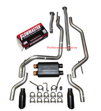 Performance Dual Exhaust Kit w/ Flowmaster Super 40 Muffler Fits 09-20 Toyota Tu picture