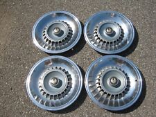 Factory 1964 Chrysler Imperial 15 inch spinner hubcaps wheel covers blemished picture