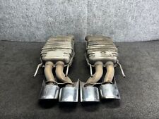 ✔MERCEDES W216 S63 CL63 CL65 AMG EXHAUST MUFLLER TIPS LEFT AND RIGHT SET OEM picture