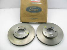 (2) NEW - OEM Ford F4DZ-1125-A Front Disc Brake Rotors - PAIR picture
