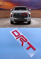 Red Domed Domed INSERT EMBLEM Fit 2022 2023 TUNDRA  SR5 4X4 3D TRD  picture