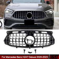 For Mercedes Benz H247 GLA45 AMG Deluxe 2020-2023 Chrome+Black GT Front Grille picture