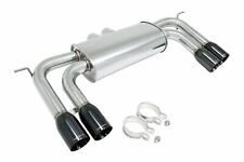 Megan Racing Blk Chrme Rolled Tip Supremo Axle-Back Exhaust For BMW X6 M 10 - 14 picture