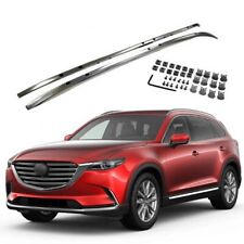 For Mazda CX-9 CX9 (2016-2023) 2PCS Aluminum Roof Rail Rack Cross Bars Silver picture