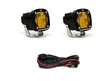 Baja Designs 387815 S1 Amber Wide Cornering Led Light With Mounting Bracket Pair picture