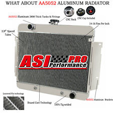 4Row Radiator Fits Chevry Bel-Air/Caprice/Biscayne/Brookwood/Kingswood 1969-1970 picture