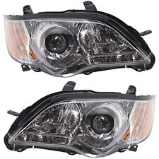 Headlight Assembly Set For 2008-2009 Subaru Outback Left Right Halogen With Bulb picture