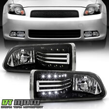 2005-2010 Scion TC Driving Bumper Fog Lights w/ LED Strip Left+Right Replacement picture