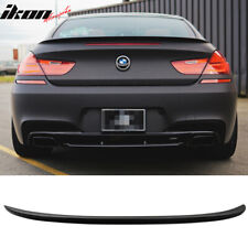 Fits 12-19 BMW 6 Series F13 M6 Trunk Spoiler Painted #416 Carbon Black Metallic picture