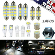 14Pcs T10 36mm LED Interior Car Accessories Kit Map Dome License Plate Lights picture