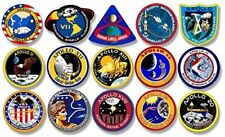 Sheet of All 15: LARGE 3.5 inch tall Apollo Mission Logos Stickers (NASA Laptop) picture