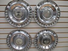 1961 CHEVROLET IMPALA BEL AIR NOMAD CORVAIR Wheel Cover Hubcaps OEM SET 61 picture