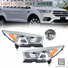For 2017-2019 Ford Escape Halogen Headlights DRL Assembly Driver&Passenger Side picture