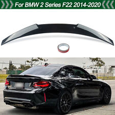 For BMW F87 M2 F22 M240i 2014-2020 M4 Style Trunk Spoiler Wing Lip Gloss Black picture