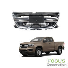 84408363 For 2015-2020 Chevrolet Colorado Front Upper Grille Black Chrome Grill picture