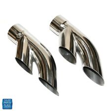 76- 81 Firebird Exhaust Tailpipe Extensions 2-1/2” Stainless Steel Dual Tips TP6 picture