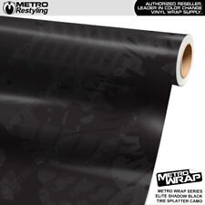Metro Wrap Tire Splatter Elite Shadow Black Premium Vinyl Film picture