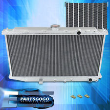 For 88-91 Honda Civic CRX EF 1.5L M/T 2-Row Dual Core Cooling Aluminum Radiator picture