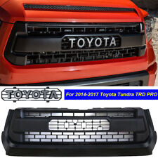Front Grille For 2014-2017 Toyota Tundra TRD PRO Grill Matte Black  W/Letters picture