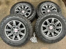 GMC Sierra 1500 AT4 OEM 18” Wheels 2023/24 Gunmetal Set Of 4 w/Goodyear Tires picture