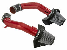 HPS Shortram Air Intake Kit + Heat Shield for Infiniti 11-13 M56 5.6L V8 RED 12 picture