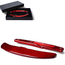 Red Carbon Steering Wheel Shifter Paddle Extension For Porsche 911 918 Spyder picture