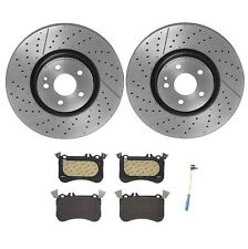 Front Disc Brake Rotors Pad & Sensors For Mercedes C117 X156 GLA45 AMG CLA45 AMG picture