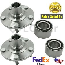 Pair (2) Front Wheel Hub & Bearing Assembly Fits MAZDA PROTEGE 01-03 / PROTEGE5  picture